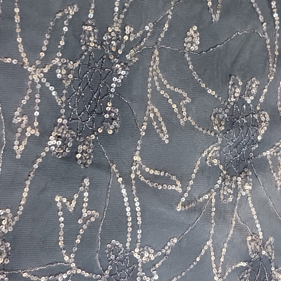 Polo Ralph Lauren Tulle Beaded Sequin Mock Wrap Midi Skirt - Picture 5 of 10